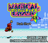 Magical Chase Title Screen